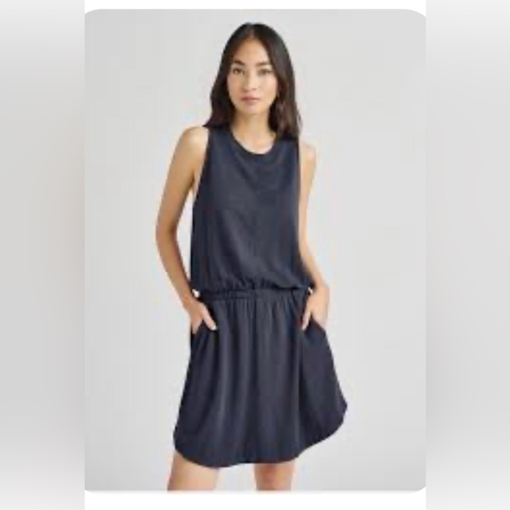 Splendid women’s Supersoft mini dress size L  black summer lightweight